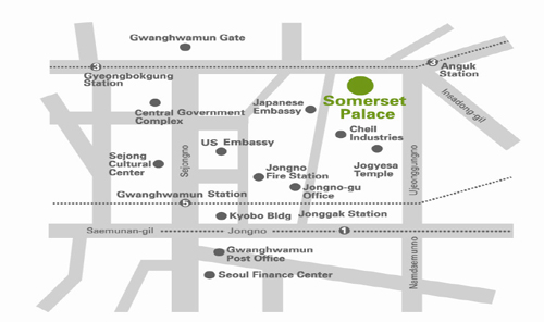 서머셋 팰리스 서울 Map