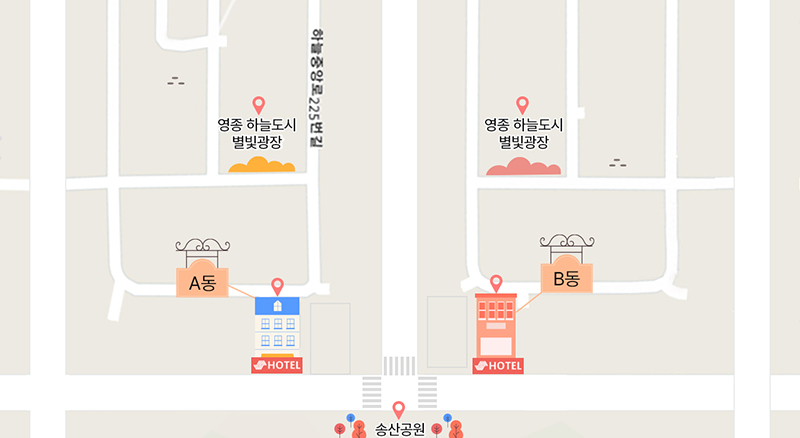 SR 호텔 영종 Map